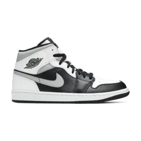 Nike air jordan 1 mid (white shadow/ black/ medium grey/ white) men us 8-13 554724-073