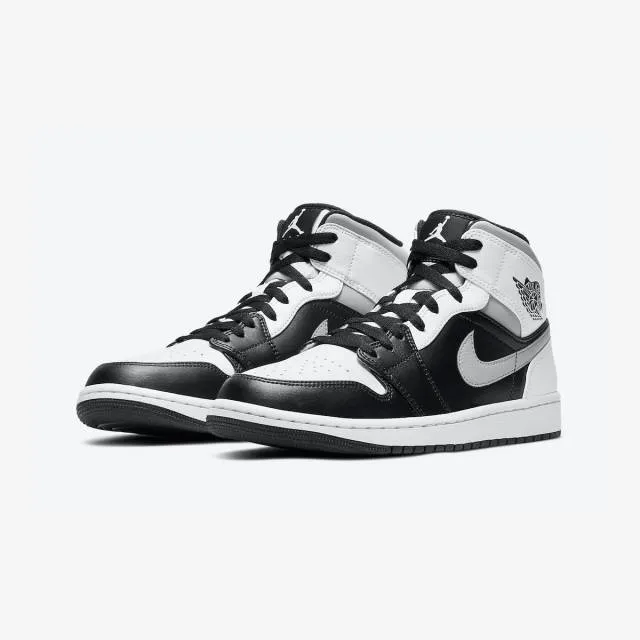 Nike air jordan 1 mid (white shadow/ black/ medium grey/ white) men us 8-13 554724-073