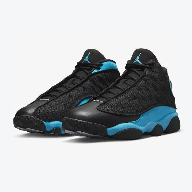 Nike air jordan 13 retro (black university blue/ black/ university blue/ white) men us 8-13 dj5982-0