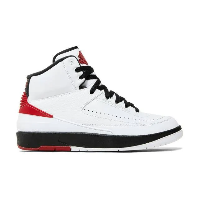 Nike air jordan 2 retro (chicago 2022/ white/ varsity red/ black) men us 8-13 dx2454-106