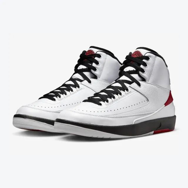 Nike air jordan 2 retro (chicago 2022/ white/ varsity red/ black) men us 8-13 dx2454-106