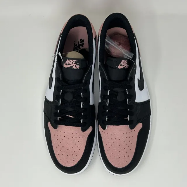 Nike air jordan retro i 1 low og bleached coral pink men's size 12 cz0790-061