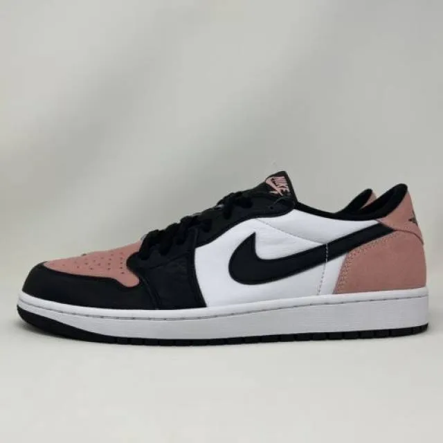 Nike air jordan retro i 1 low og bleached coral pink men's size 12 cz0790-061