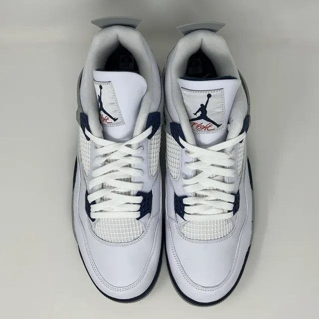 Nike air jordan retro iv 4 midnight navy 2022 blue men's size 13 dh6927-140