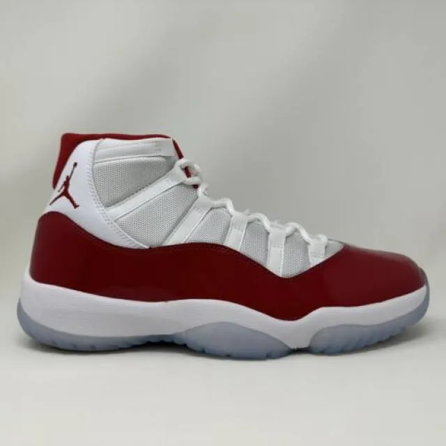 Nike air jordan retro xi 11 cherry 2022 varsity red men's size 13 ct8012-116