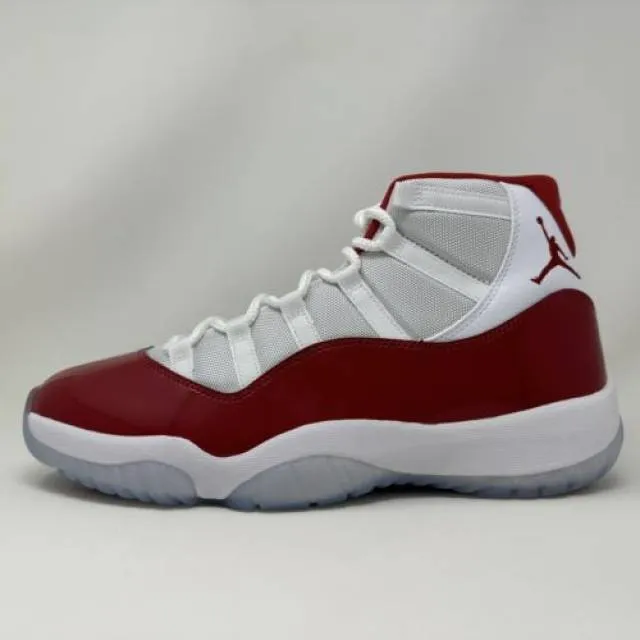 Nike air jordan retro xi 11 cherry 2022 varsity red men's size 13 ct8012-116