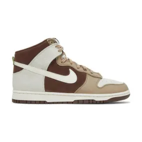 Nike dunk high (light chocolate/ sail/ khaki/ white/ dark brown/ tan brown) men us 8-13 dh5348-100