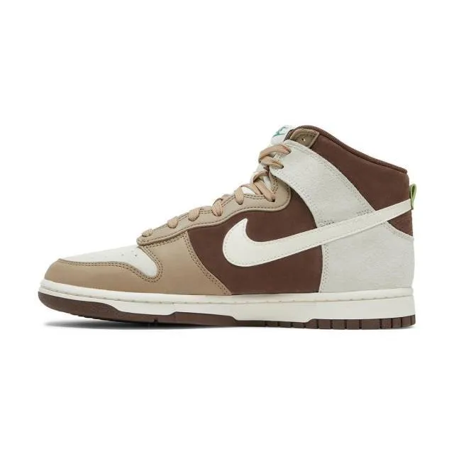 Nike dunk high (light chocolate/ sail/ khaki/ white/ dark brown/ tan brown) men us 8-13 dh5348-100