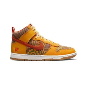 Nike dunk high (somos familia/ off noir/ starfish/ dark driftwood/ lemon wash/ sail/ black) men us 8