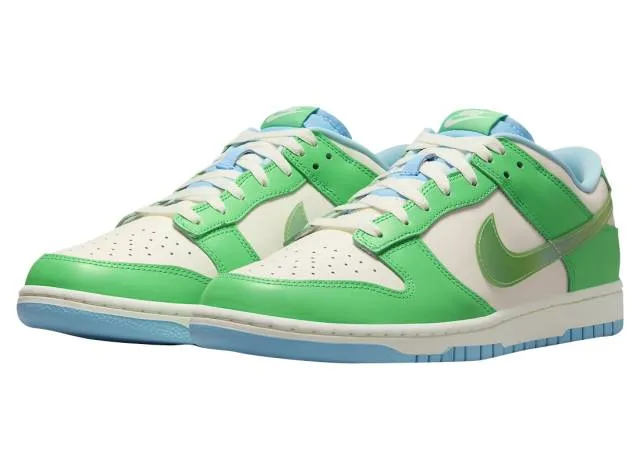 Nike dunk low green shock