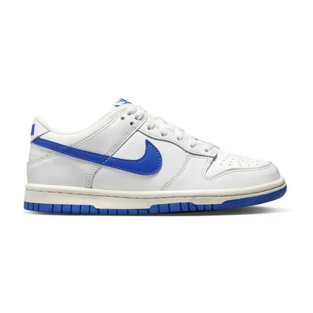 Nike dunk low gs (summit white hyper royal/ summit white/ hyper royal) big kids 3.5y-7y dh9765-105