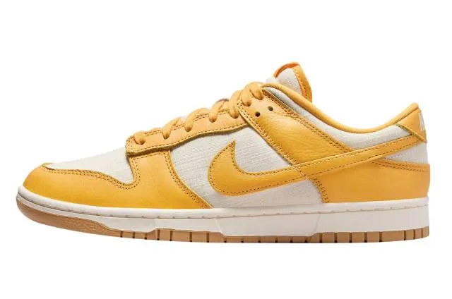 Nike dunk low premium (university gold coconut milk/ university gold/ coconut milk/ soft yellow/ gum light brown) men us 8-13 hf