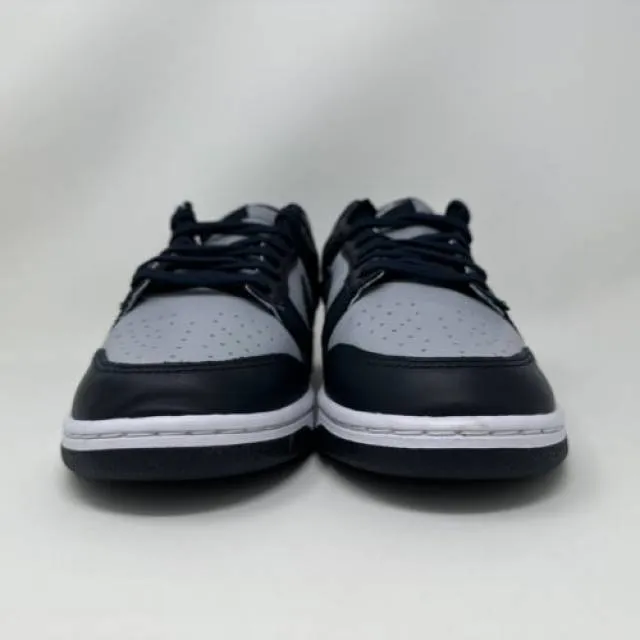 Nike dunk low retro georgetown 2021 grey blue obsidian men's size 11 dd1391-003