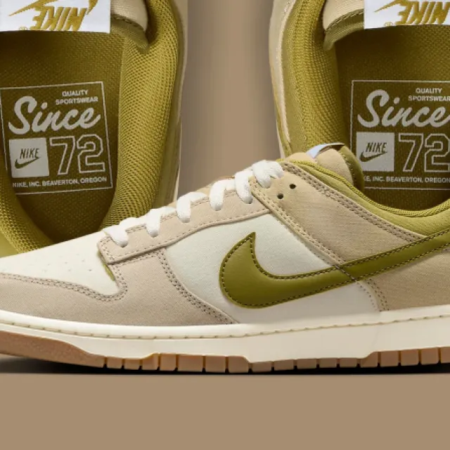 Nike dunk low sail pacific moss limestone