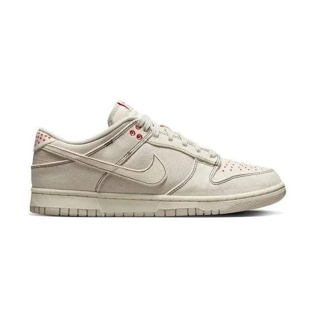 Nike dunk low (sashiko light orewood brown/ cream/ pale ivory/ orewood brown) men us 8-13 dv0834-100