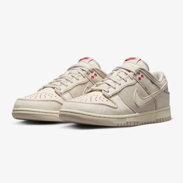 Nike dunk low (sashiko light orewood brown/ cream/ pale ivory/ orewood brown) men us 8-13 dv0834-100