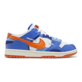 Nike dunk low scrap (knicks/ blue/ orange/ white/ safety orange/ medium blue/ deep royal blue/ university blue/ grey fog) men us