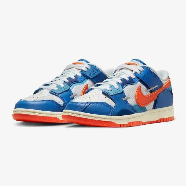 Nike dunk low scrap (knicks/ blue/ orange/ white/ safety orange/ medium blue/ deep royal blue/ university blue/ grey fog) men us