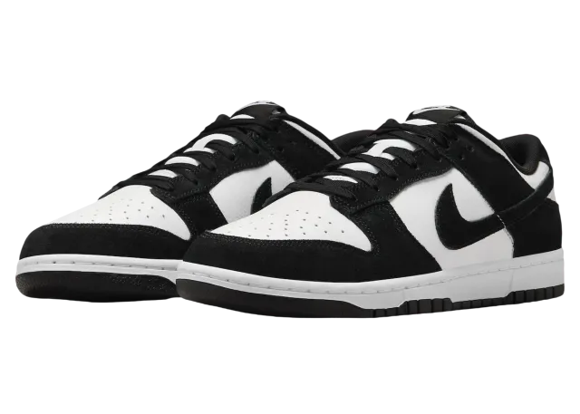 Nike dunk low suede panda