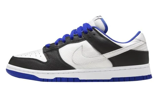 Nike dunk low white black blue