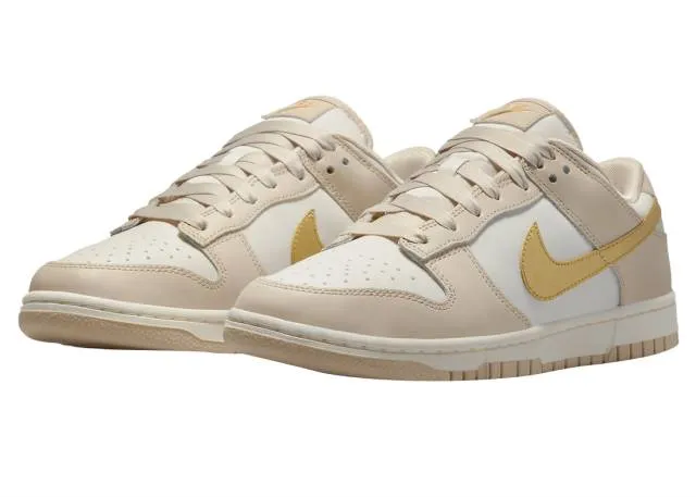 Nike dunk low wmns gold swoosh