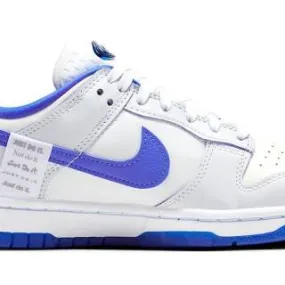 Nike dunk low worldwide white game royal