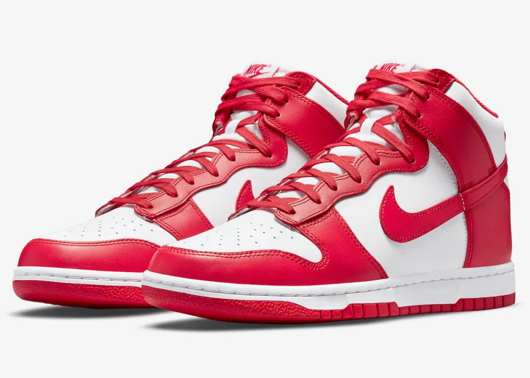 Nike SB Dunk High Championship White University Red DD1399-106