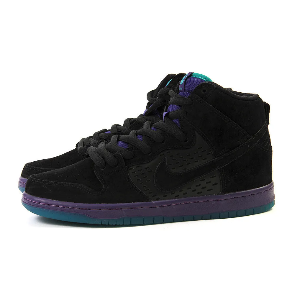 Nike SB Dunk High Premium (Black/Black-Grape Ice)