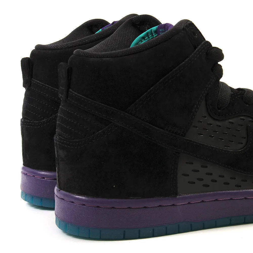 Nike SB Dunk High Premium (Black/Black-Grape Ice)