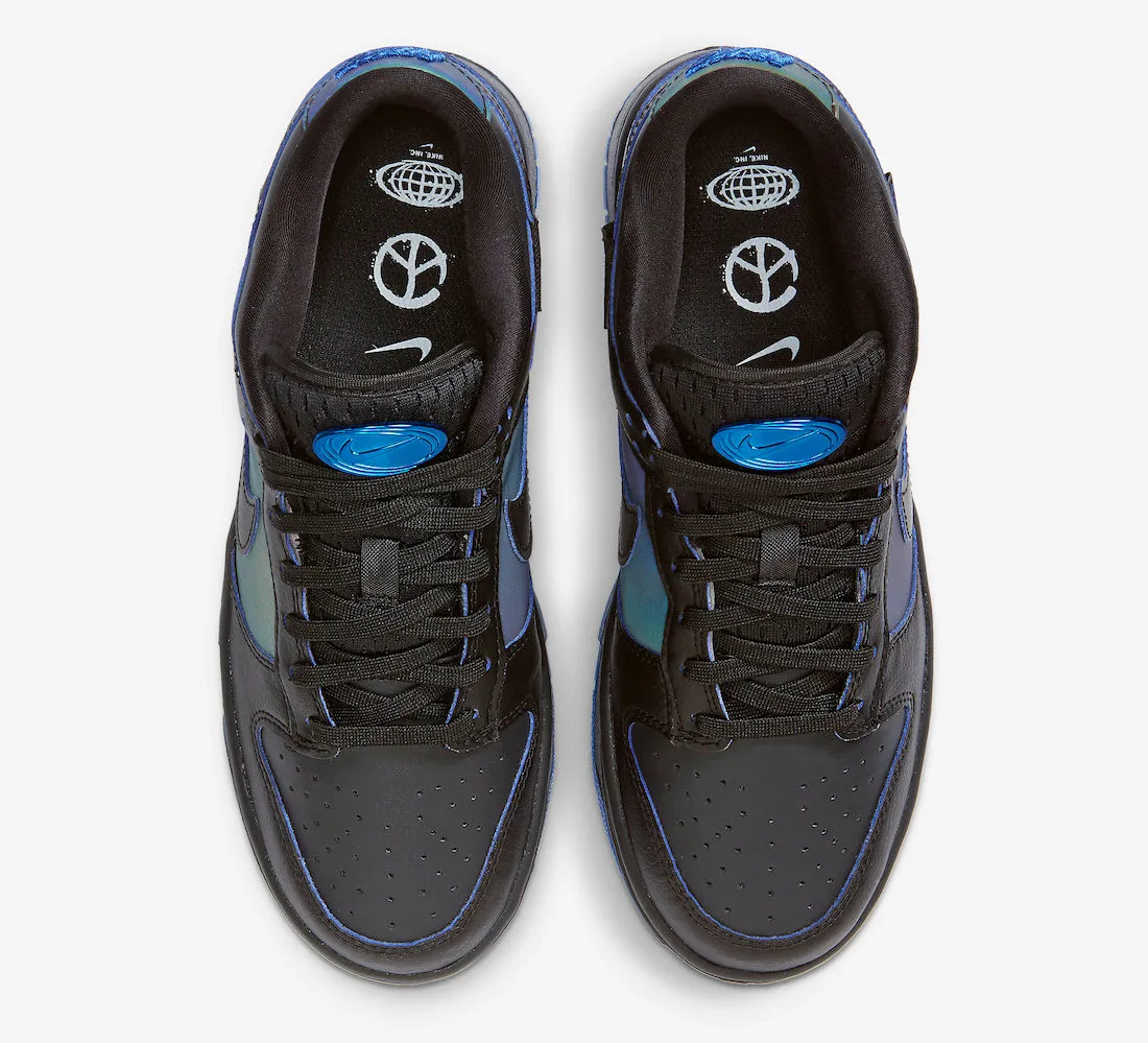 Nike SB Dunk Low Black Royal Iridescent Black FB1842-001