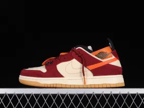 Nike SB Dunk Low Dark Red Totel Orange White BQ6817-036