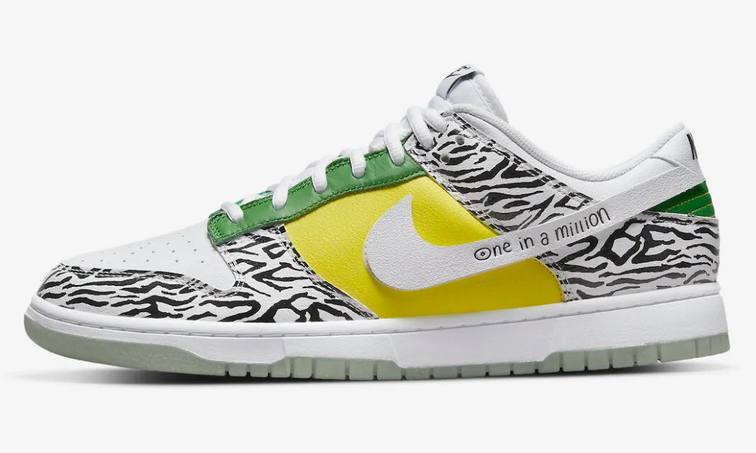 Nike SB Dunk Low Doernbecher Zoe White Black Green Yellow DR7305-100