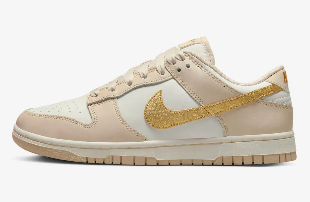 Nike SB Dunk Low Gold Swoosh White Tan DX5930-001