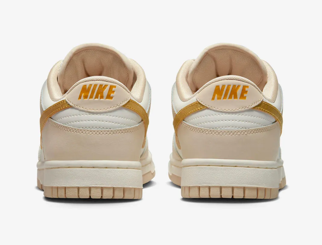 Nike SB Dunk Low Gold Swoosh White Tan DX5930-001