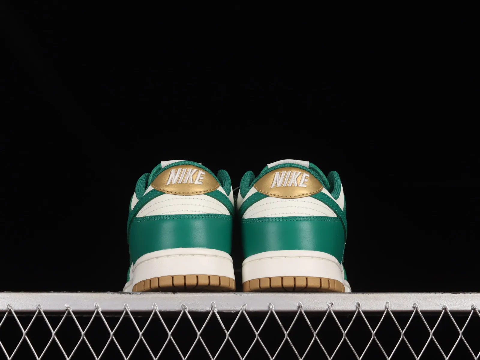 Nike SB Dunk Low Green and Gold White FB7173-131