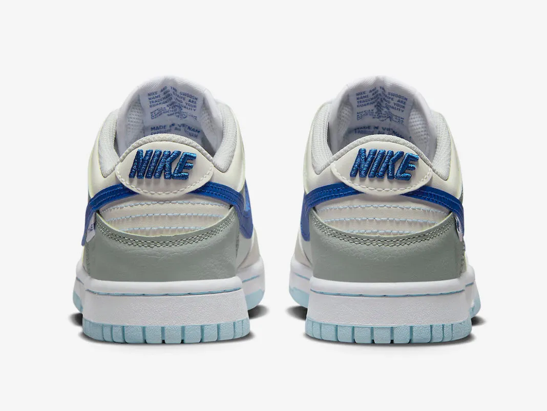 Nike SB Dunk Low GS Ivory Hyper Royal Photon Dust Grey Fog FB1843-141