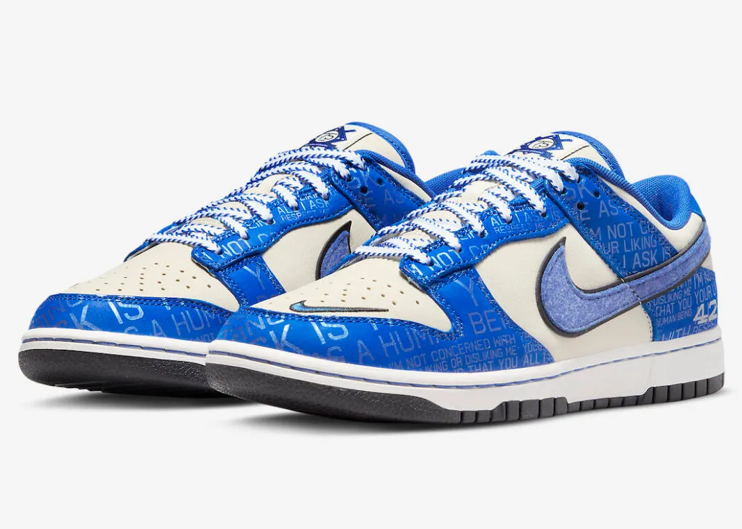 Nike SB Dunk Low GS Jackie Robinson Racer Blue Coconut DV2203-400