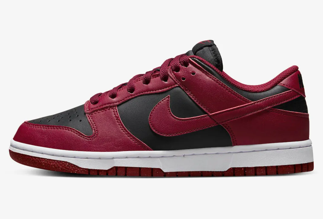 Nike SB Dunk Low Next Nature Dark Red Black White DN1431-002