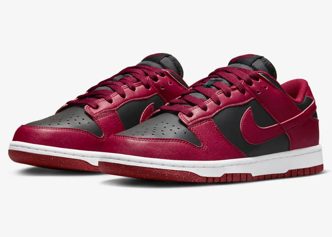 Nike SB Dunk Low Next Nature Dark Red Black White DN1431-002