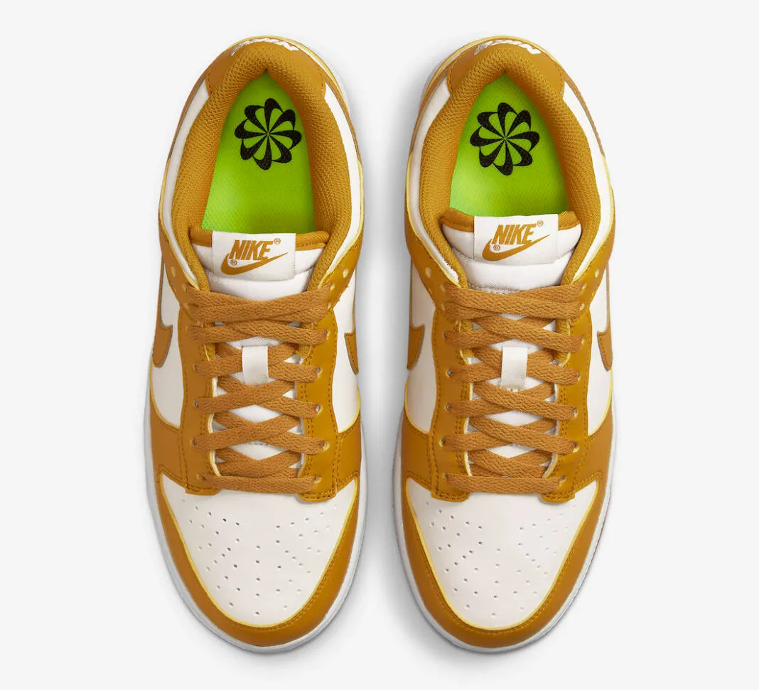 Nike SB Dunk Low Next Nature Phantom Gold Suede White Volt DN1431-001