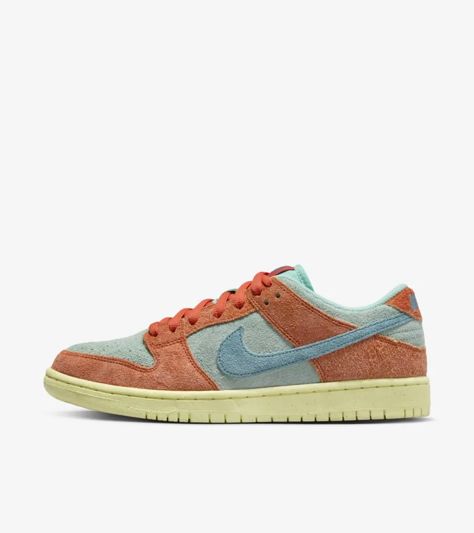 Nike SB Dunk Low Pro PRM DV5429-800 Orange/Noise Aqua-Emerald Rise (In Store Pickup Only)