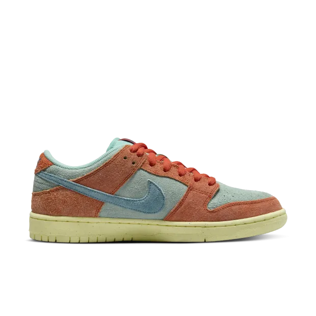 Nike SB Dunk Low Pro PRM DV5429-800 Orange/Noise Aqua-Emerald Rise (In Store Pickup Only)