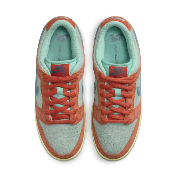 Nike SB Dunk Low Pro PRM DV5429-800 Orange/Noise Aqua-Emerald Rise (In Store Pickup Only)