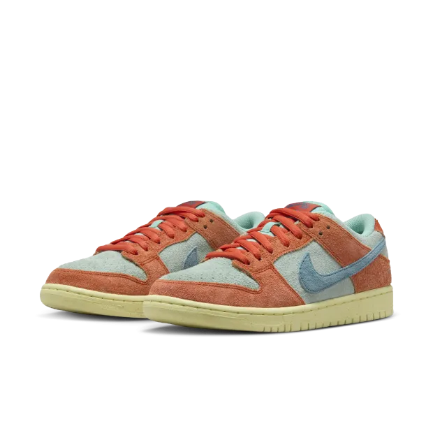 Nike SB Dunk Low Pro PRM DV5429-800 Orange/Noise Aqua-Emerald Rise (In Store Pickup Only)