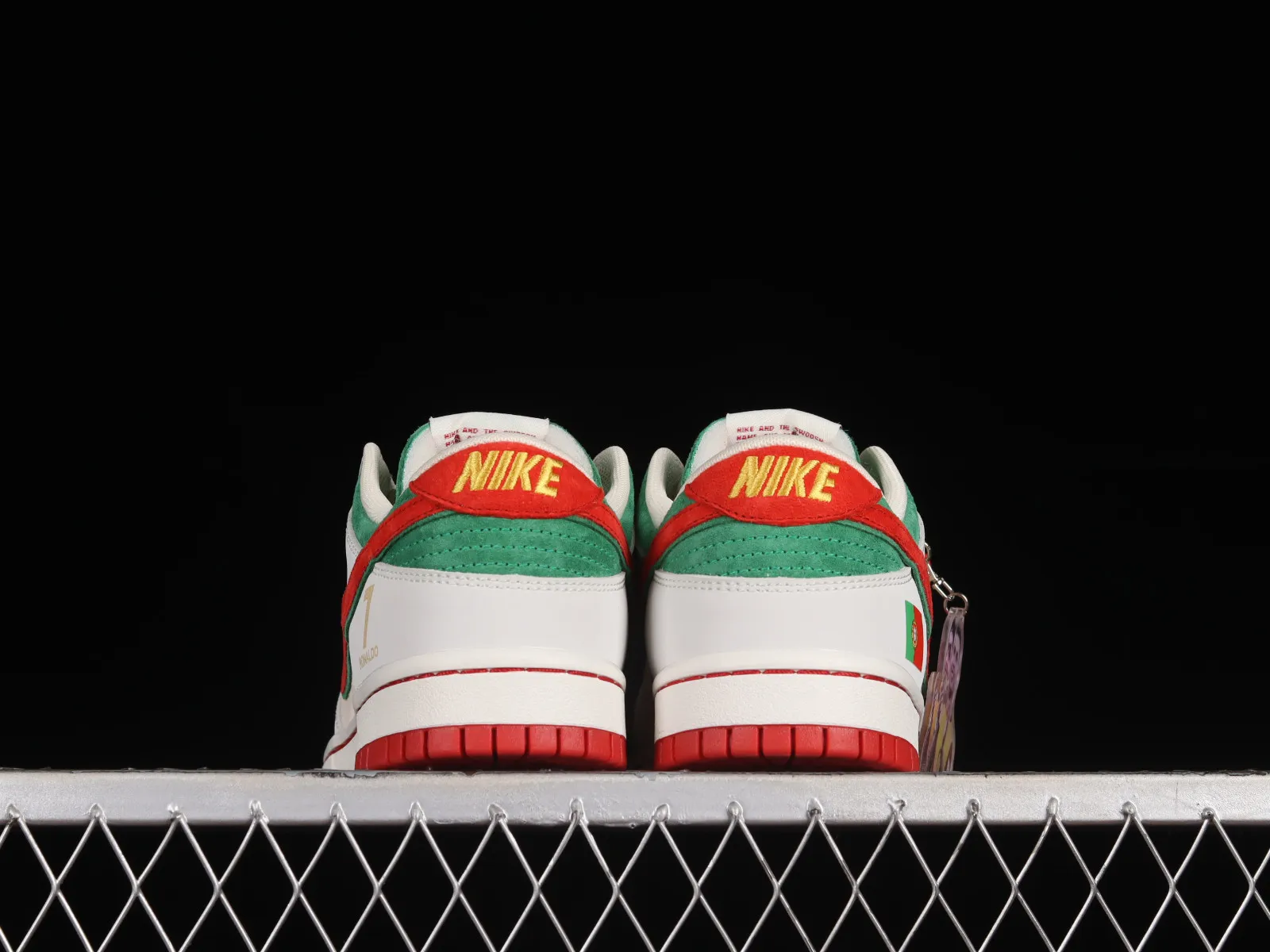 Nike SB Dunk Low RONALDO White Red Green Gold PT2022-885