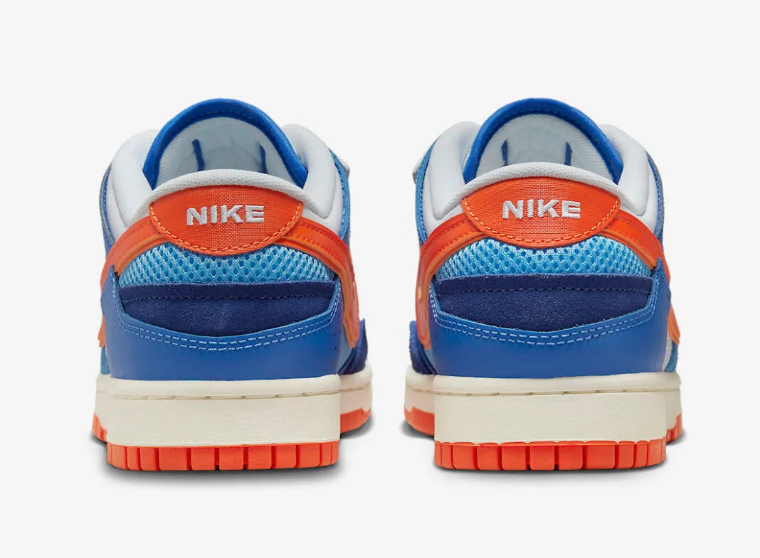 Nike SB Dunk Low Scrap Knicks White Blue Orange DM0128-100