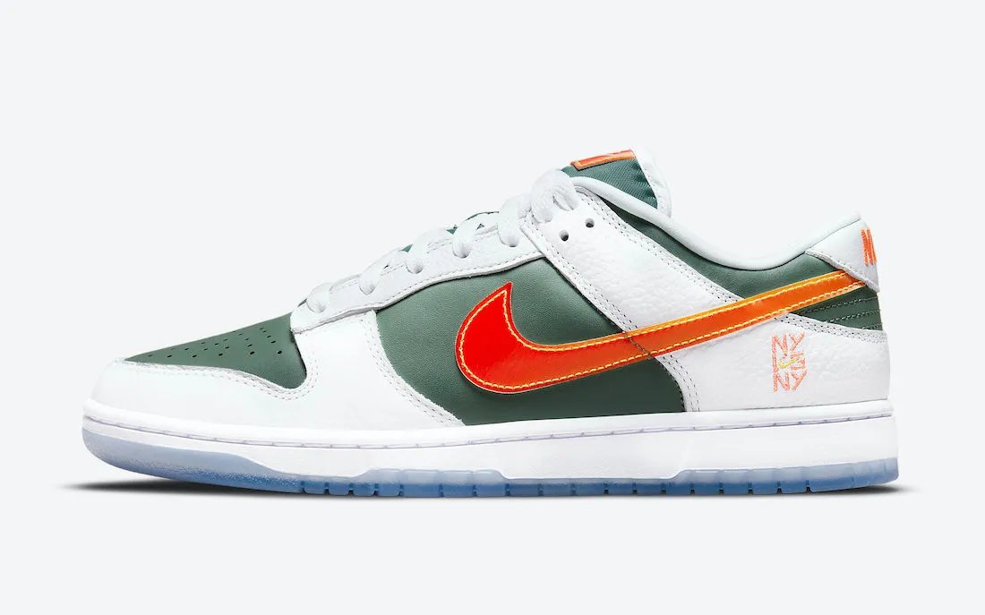 Nike SB Dunk Low SE NY vs. NY Dutch Green Multi-Color White DN2489-300