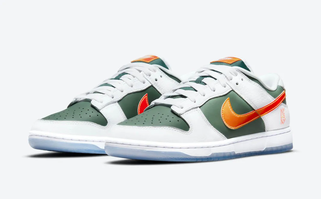 Nike SB Dunk Low SE NY vs. NY Dutch Green Multi-Color White DN2489-300