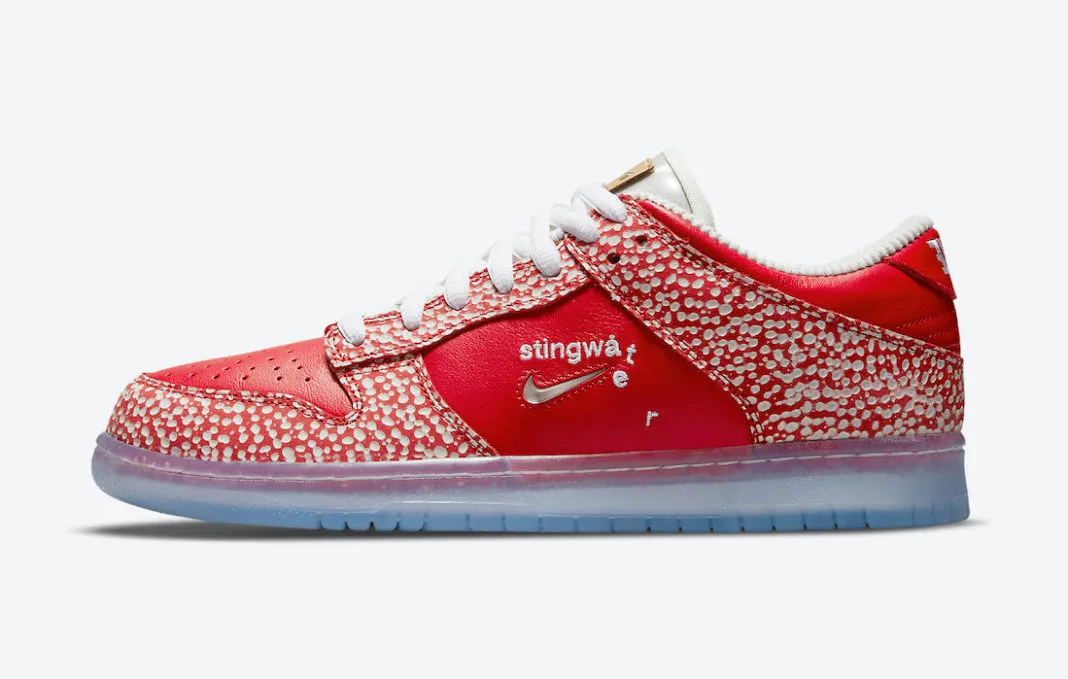 Nike SB Dunk Low Stingwater Magic Mushroom Red White Ice DH7650-600