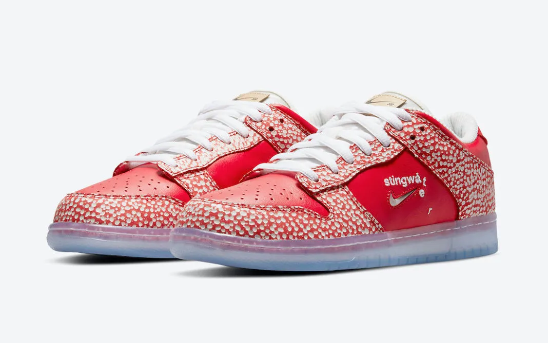 Nike SB Dunk Low Stingwater Magic Mushroom Red White Ice DH7650-600